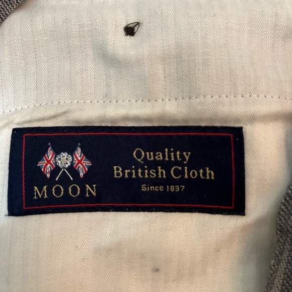 J.Crew cotton light gray and navy window pane trousers, size 28 - Picture 5 of 5